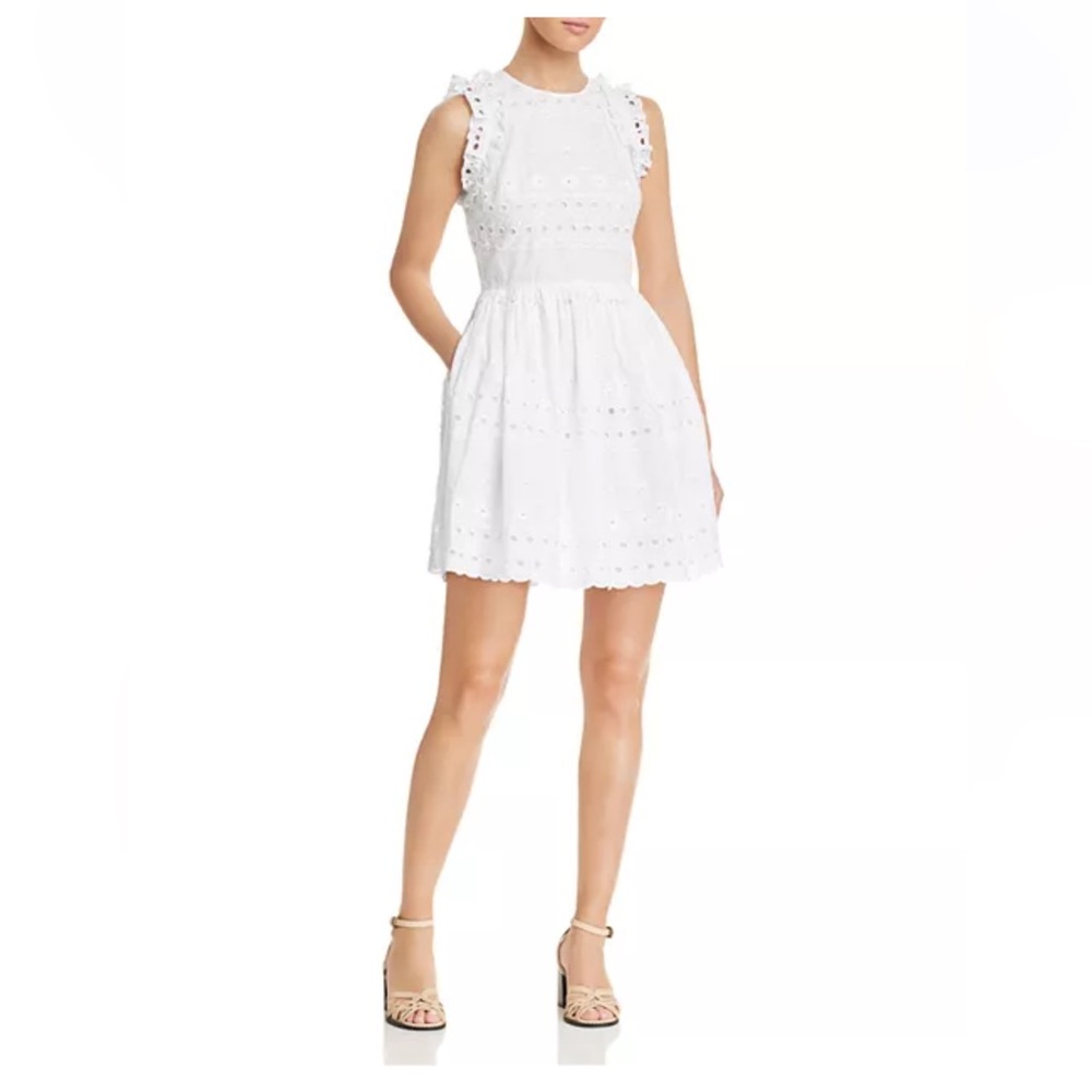Kate Spade White Eyelet Mini Dress